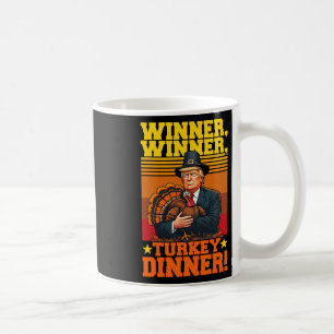 Caneca De Café Ganhador de Trump Engraçado Turquia Janta