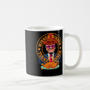 Caneca De Café Ganhador de Trump Engraçado Turquia Janta