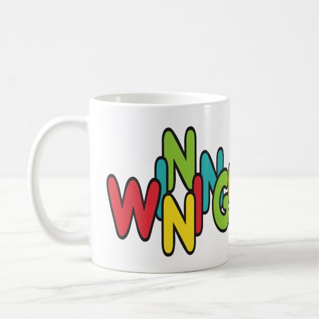 Caneca De Café Ganhando! (Esquerda)