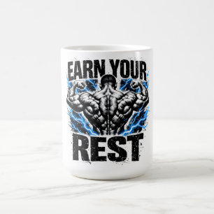 Caneca De Café Ganhe Seu Descanso – Roupa de Recuperação de Recom