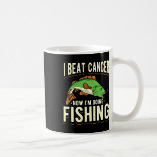 Caneca De Café Ganhei Cancer agora vou pescar 1
