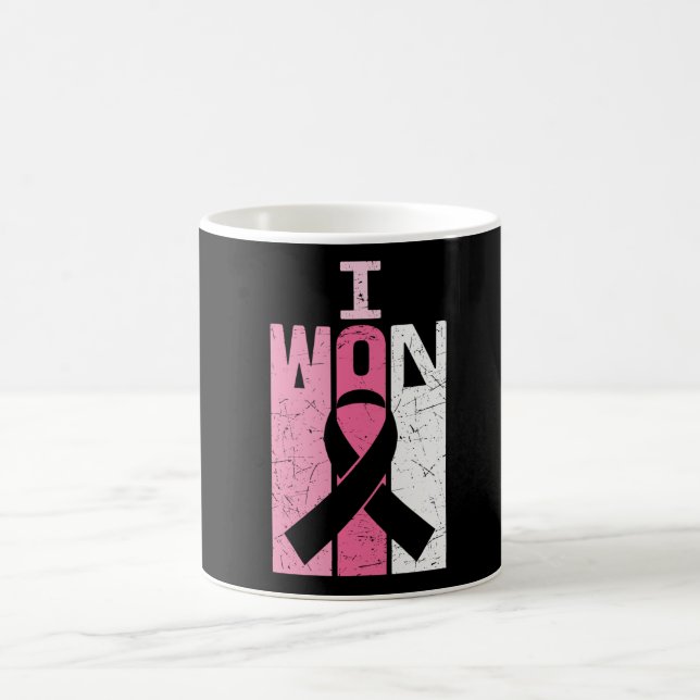 Caneca De Café Ganhei o Sobrevivente do Guerreiro do Cancer da Ma (Centro)