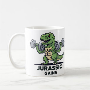 Caneca De Café Ganhos Jurássicos
