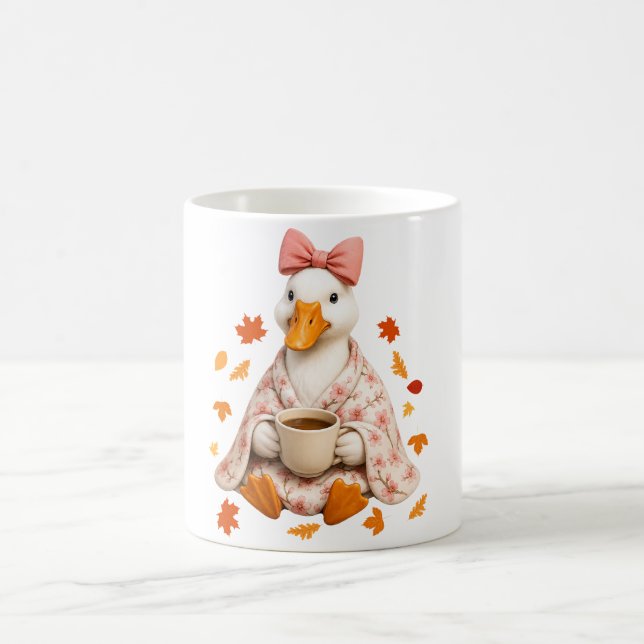 Caneca De Café Ganso Bobo Cobertor de Café Flor de Cerejeira Outo (Centro)
