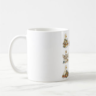 Caneca De Café Ganso Bobo Fofo Crochê, Amante de Fio Divertido