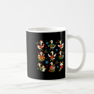 Caneca De Café Ganso Bobo Retro Papai Noel Natal Fofo Alegre Gans