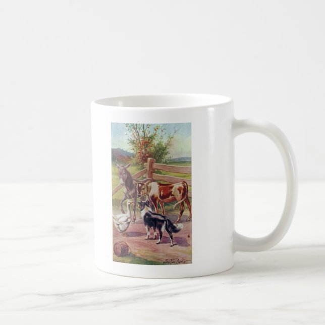Caneca De Café Ganso Cinza Com Todos os Seus Amigos (Direita)