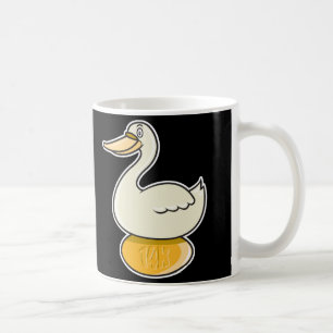 Caneca De Café ganso com ovo de ouro
