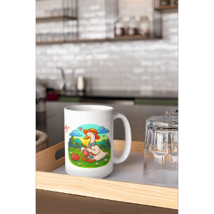 Caneca de Café Ganso de Tricô Mãe Mais Querida