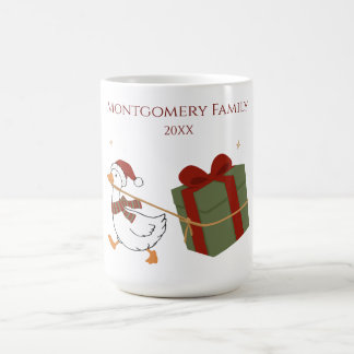 Caneca De Café Ganso Ladrão de Presentes de Natal Personalizado