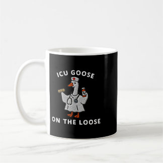 Caneca De Café Ganso solto na UTI, divertido, enfermeira de UTI G