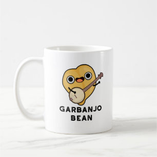 Caneca De Café Gar-banjo Bean Cute Garbanzo Banjo Pun
