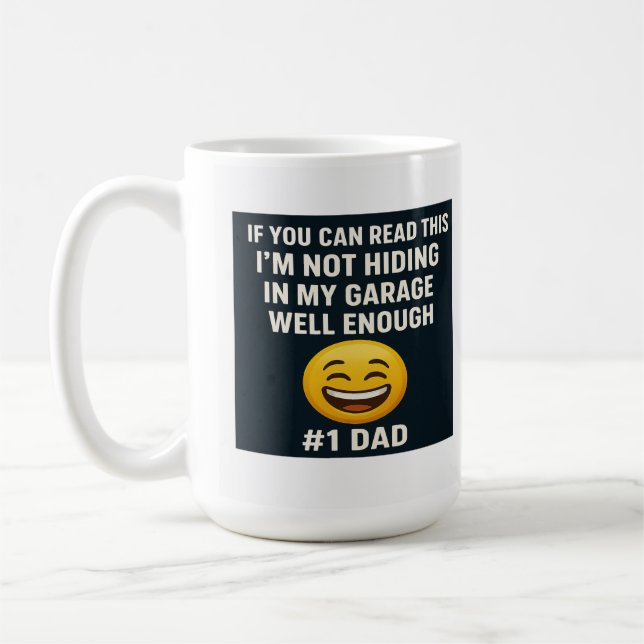Caneca De Café Garage Hideout - Pai nº 1 (Esquerda)