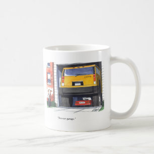 Caneca De Café Garagem de dois carros