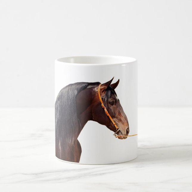 Caneca De Café garanhão andaluz no branco (Centro)