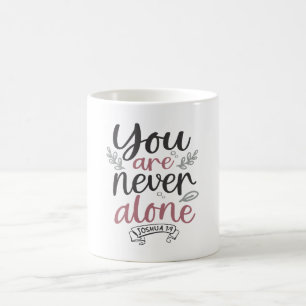 Caneca De Café Garantia divina - Joshua 1:9 Design cristão