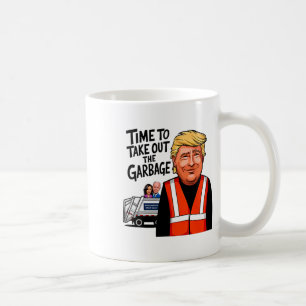 Caneca De Café Garbyge Para Trump 2024 É Um Momento Engraçado Par