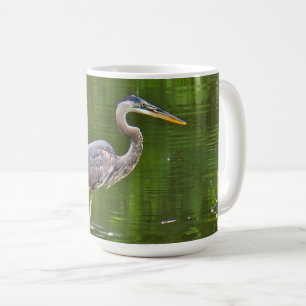 Caneca De Café Garça-azul-grande (Ardea herodias)