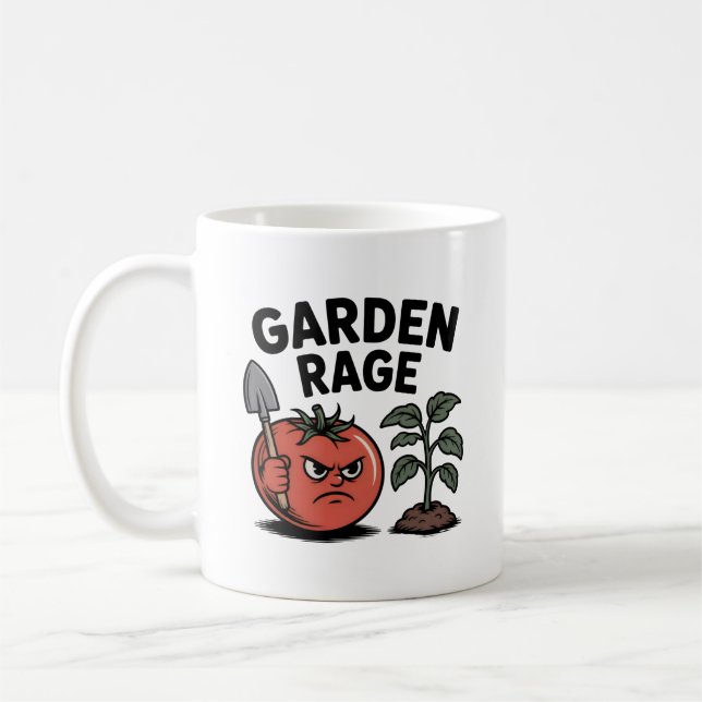 Caneca De Café Garden Rage Mug – Funny Gift for Gardeners  (Esquerda)