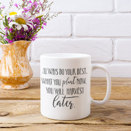 Caneca De Café Gardening Motivational Cote