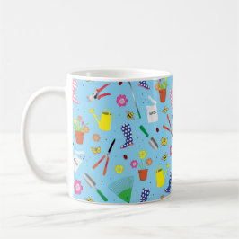 Caneca De Café Gardening Tools Cartoon Gardener