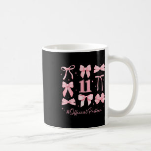 Caneca De Café Garota 11 de aniversário de 11 anos Coquete B de a
