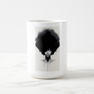 Caneca De Café garota afro