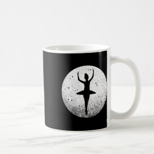 Caneca De Café Garota balé Dançando Nas Estrelas Em Relevé Quinta