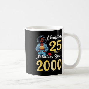 Caneca De Café Garota Bonita Capítulo 25 Anos Fabuloso Desde 2000