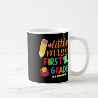 Caneca De Café Garota Bonita Menina De Primeira Série De Volta À 