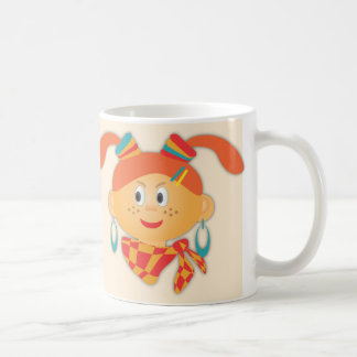 Caneca De Café Garota com rabo de cavalo