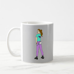 Caneca De Café garota com rabo de coelho