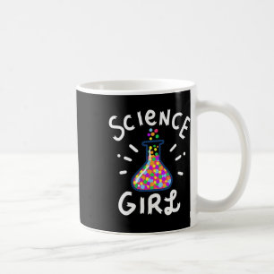 Caneca De Café Garota da Ciência Química Biologia Aluno Professor