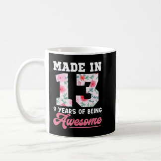 Caneca De Café Garota De 9 Anos Presente Para O Nascer I Do Prese