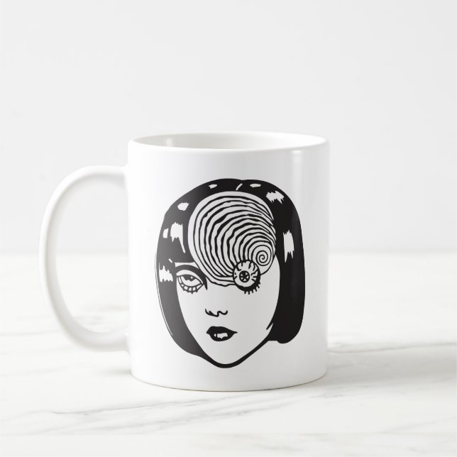 Caneca De Café garota de anime de terror (Esquerda)