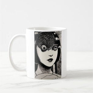Caneca De Café garota de anime de terror