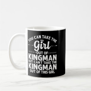 Caneca De Café Garota De Kingman Az Arizona Presente Divertido La