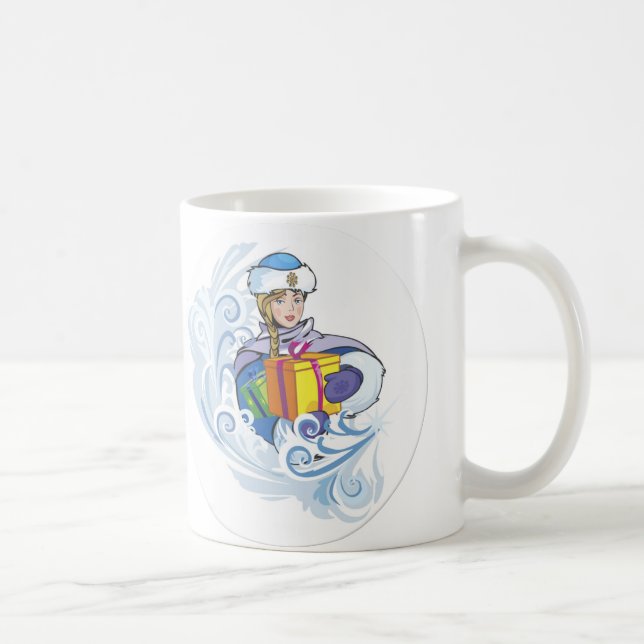 Caneca De Café Garota de Neve (Direita)