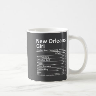 Caneca De Café Garota de Nova Orleans La Louisiana Cidade Diverti