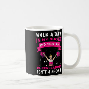 Caneca De Café Garota de Torcida Caminhe Um Dia Nas Minhas Botas 