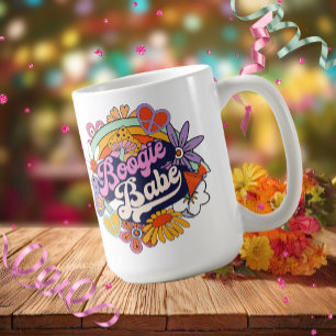 Caneca De Café Garota do Boogie da Solteirona Groovy 70 ID929