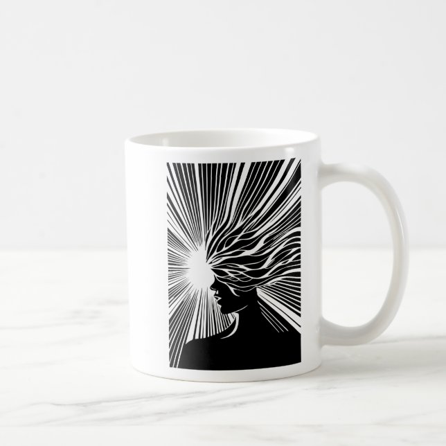 Caneca De Café garota ensolarada (Direita)
