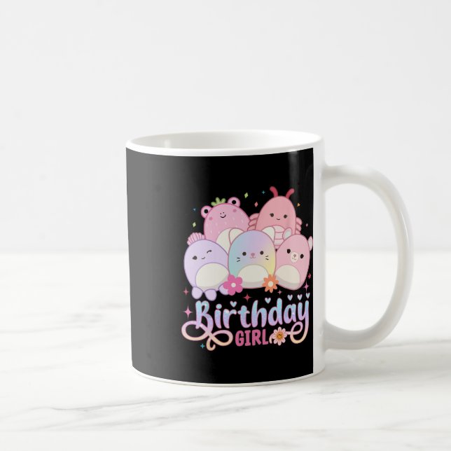 Caneca De Café Garota Esquadrão de Aniversário Meninas Mallow Bon (Direita)