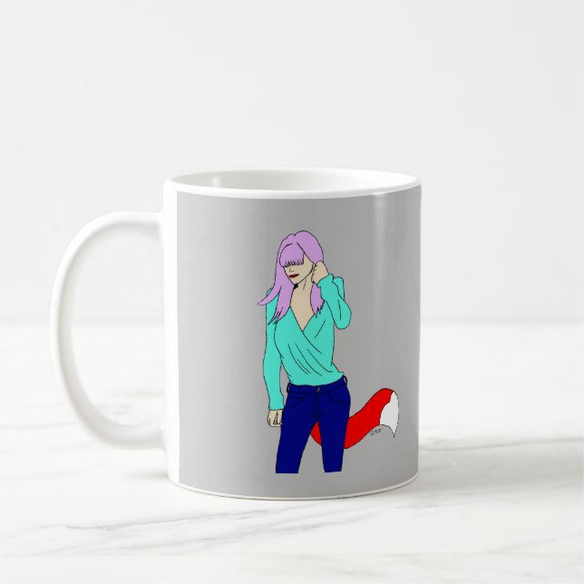 Caneca De Café garota foxy (Esquerda)