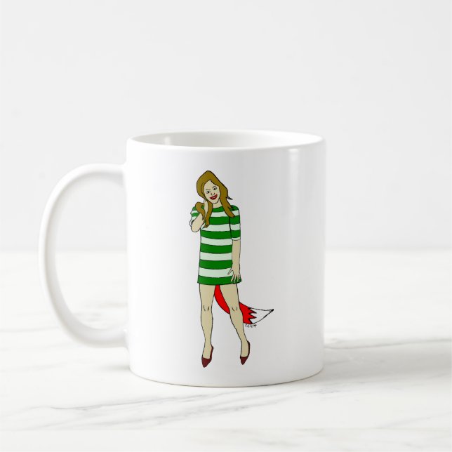 Caneca De Café garota foxy (Esquerda)