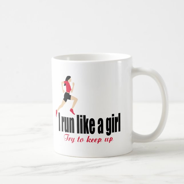 Caneca De Café Garota fugitiva (Direita)