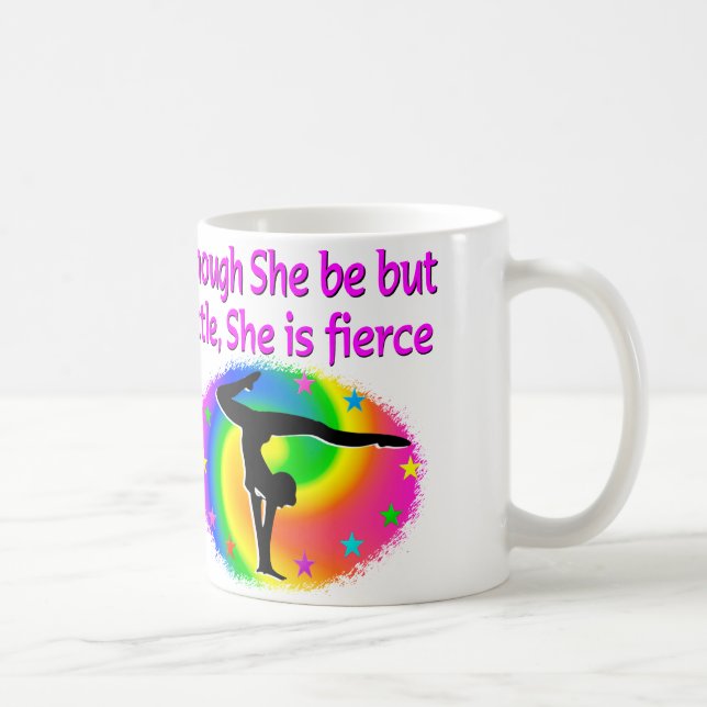 CANECA DE CAFÉ GAROTA GINÁSTICA CUTA E COLORIDA DESIGN (Direita)
