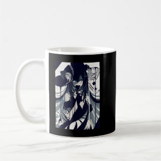 Caneca De Café Garota Gótica Estética Waifu Grunge Mães de horror