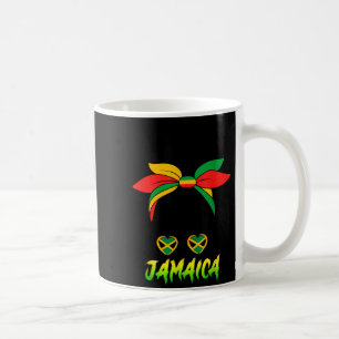 Caneca De Café Garota Jamaicana Bandeira da Jamaica Orgulho Mulhe