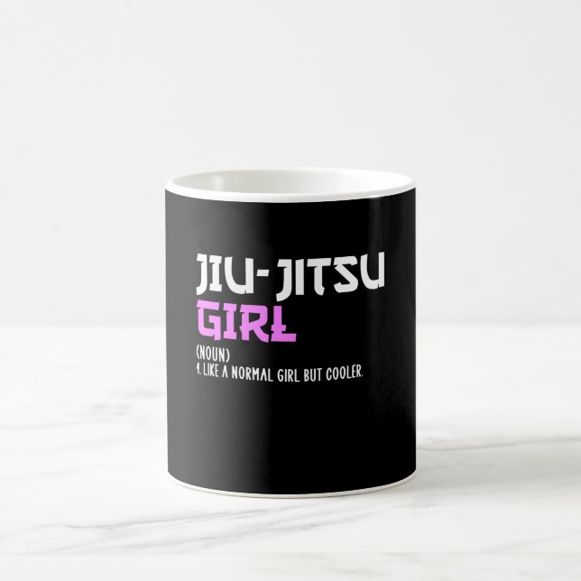 Caneca De Café garota jiu-jitsu (Centro)